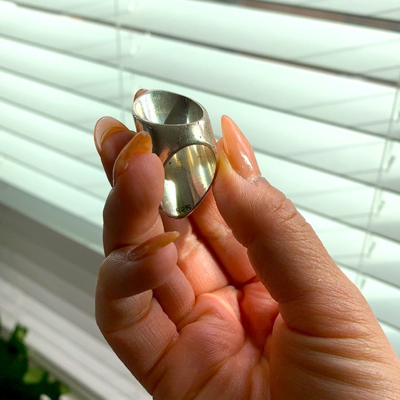 Sterling Silver Shield Ring - Picture 3 of 8